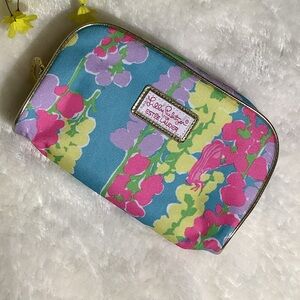 Lilly Pulitzer Colorful Floral Cosmetic Bag